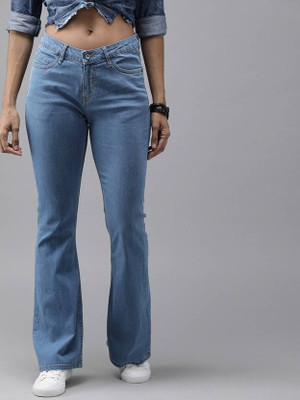 METRONAUT Boot-Leg Women Light Blue Jeans