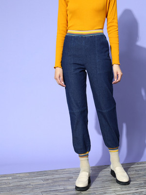 SASSAFRAS Regular Women Dark Blue Jeans