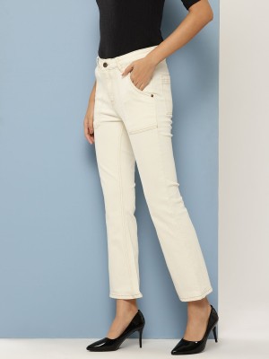 CHEMISTRY Boot-Leg Women White Jeans