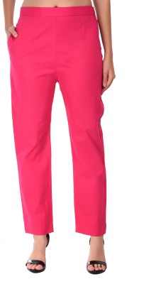 KRISTI Straight Fit Women Pink Trousers