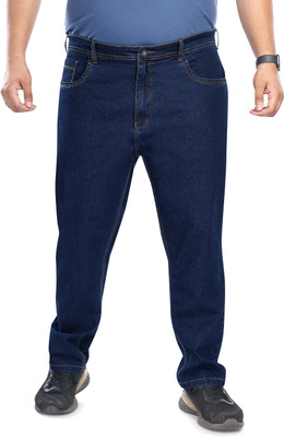 Pluss Tribe Regular Men Blue Jeans