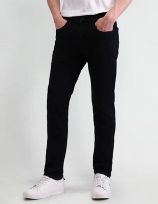 PE GENZ TRENDS Boyfriend Men Black Jeans