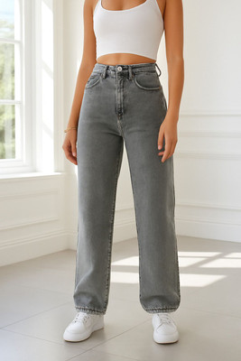 flying girls Regular Women Grey Jeans