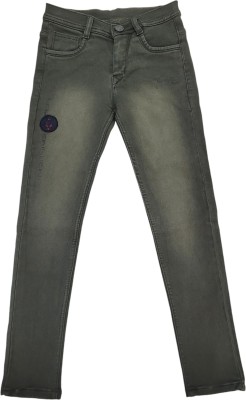 Club Holiday Regular Boys Dark Green Jeans