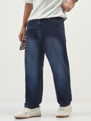 Urbano Fashion Loose Fit Men Dark Blue Jeans