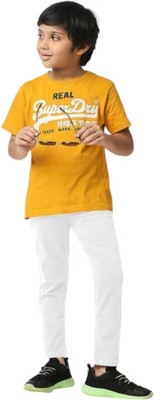 PROTE Slim Boys White Jeans