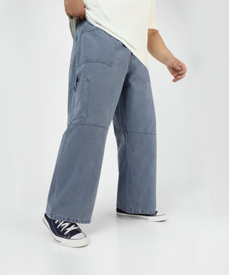 Urbano Plus Loose Fit Men Grey Jeans