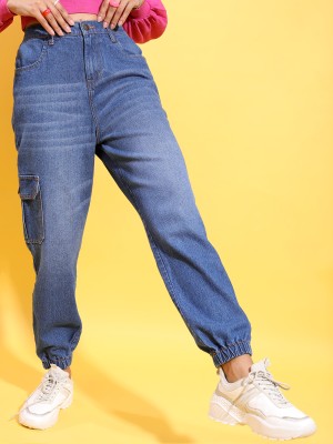 Tokyo Talkies Jogger Fit Women Blue Jeans