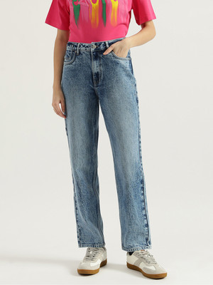 United Colors of Benetton Straight Fit Women Blue Jeans