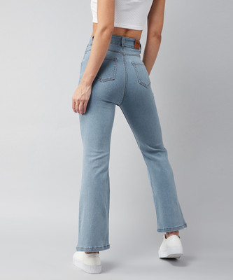 DOLCE CRUDO Boot-Leg Women Blue Jeans