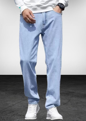 HouseOfCommon Loose Fit Men Light Blue Jeans