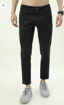 C2FH Slim Men Black Jeans