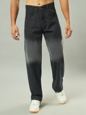 BREXX Relaxed Fit Men Black Jeans