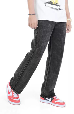 Nalaka Loose Fit Men Grey Jeans