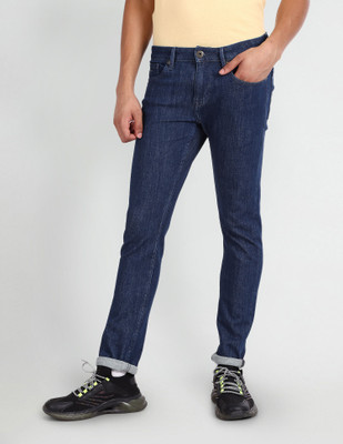 FLYING MACHINE Super Skinny Men Dark Blue Jeans