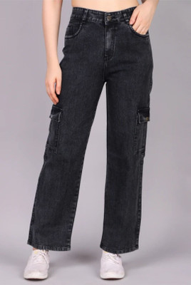 Zayla Denim Loose Fit Women Black Jeans