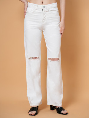 TGP Straight Fit Women White Jeans
