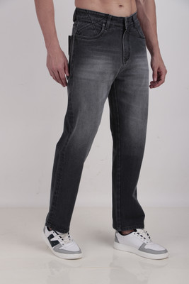 ELAROO CLOTHING Straight Fit Men Grey Jeans