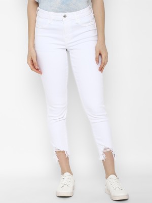 American Eagle Outfitters Slim Women White Jeans