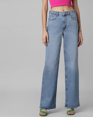 woomny Straight Fit Women Blue Jeans