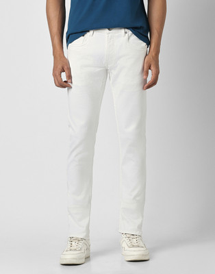 PETER ENGLAND Regular Men White Jeans