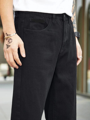 BREXX Straight Fit Men Black Jeans