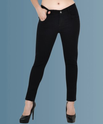 Flaring Regular Women Black Jeans