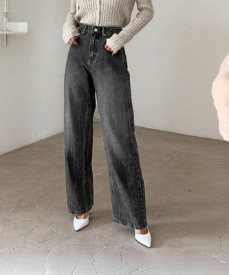 KOTTY Regular Women Dark Grey Jeans