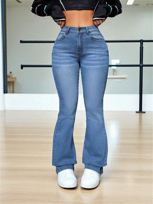 Robecult Boot-Leg Women Light Blue Jeans