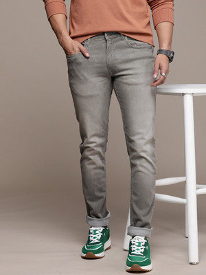 WROGN Slim Men Grey Jeans