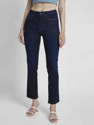 Spykar Tapered Fit Women Blue, Dark Blue Jeans