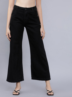 Tokyo Talkies Flared Women Black Jeans