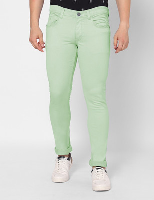 TCI Regular Men Light Green Jeans