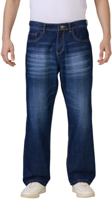 true colors of india Loose Fit Men Dark Blue Jeans
