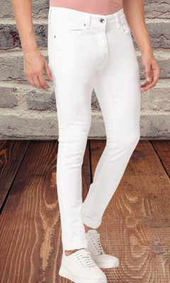 Event JN Fashion Boyfriend Men White Jeans