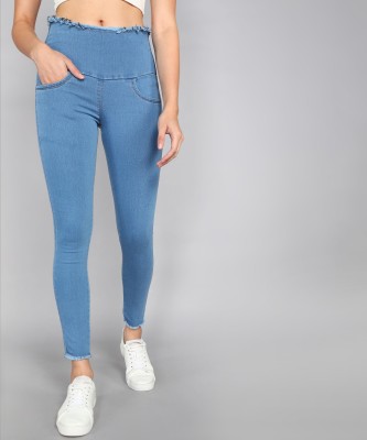 zayla Skinny Women Blue Jeans