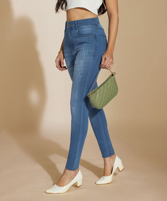 Miss Chase Skinny Women Blue Jeans