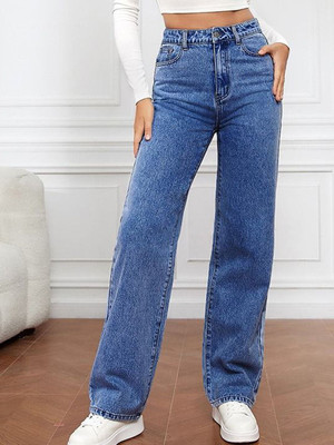 all about you Straight Fit Women Blue Jeans
