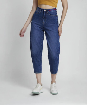 Spykar Boyfriend Women Dark Blue Jeans
