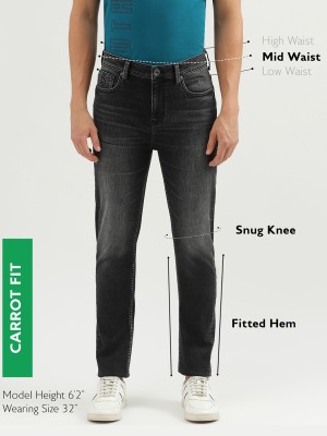 United Colors of Benetton Regular Men Black Jeans