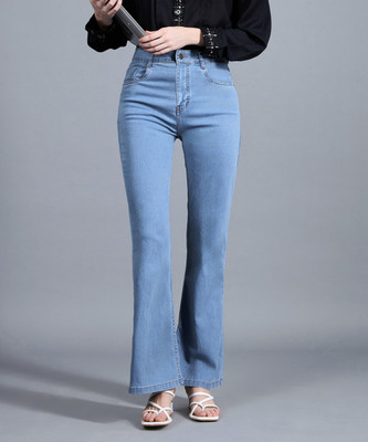 Miss Chase Boot-Leg Women Blue Jeans