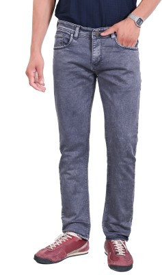 Satystyle Tapered Fit Men Grey Jeans