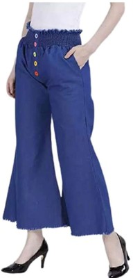 MALATHI collections Flared Women Blue Jeans