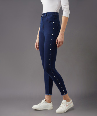 Miss Chase Skinny Women Blue Jeans