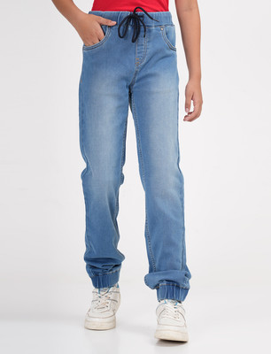 Zion Jogger Fit Boys Light Blue Jeans