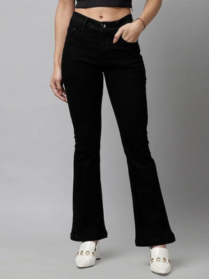 LTA Flared Women Black Jeans