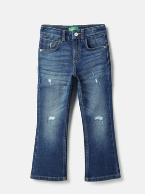 United Colors of Benetton Boot-Leg Boys Blue Jeans