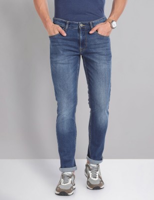 AD by Arvind Skinny Men Blue Jeans