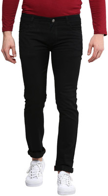 RusticBlooms Jogger Fit Men Black Jeans