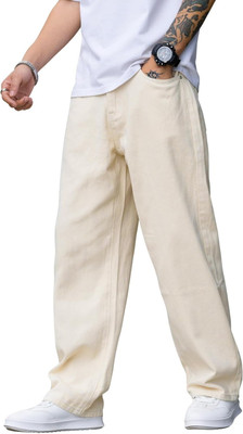 AISHENTERPRISE Straight Fit Men Beige Jeans